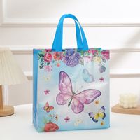 Birthday Fashion Butterfly Nonwoven Birthday Gift Bags 1 Piece sku image 2