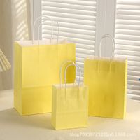 Simple Style Solid Color Paper Daily Gift Bags 1 Piece sku image 19