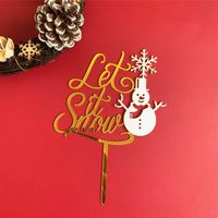 Christmas Letter Arylic Party Decorative Props 1 Piece main image 5