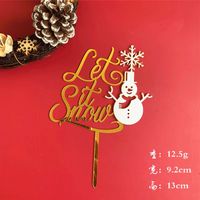 Christmas Letter Arylic Party Decorative Props 1 Piece sku image 8