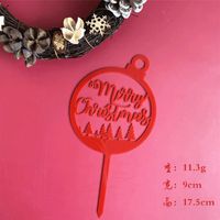 Christmas Letter Arylic Party Decorative Props 1 Piece sku image 2