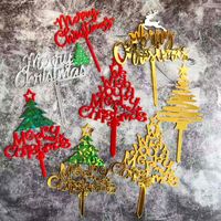 Christmas Letter Arylic Party Cake Decorating Supplies 1 Piece main image 2