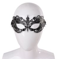 Halloween Butterfly Metal Carnival Party Mask 1 Piece sku image 2