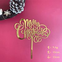 Christmas Letter Arylic Party Decorative Props 1 Piece sku image 5