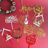 Christmas Letter Arylic Party Decorative Props 1 Piece main image 1