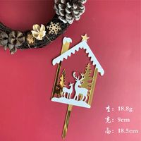 Christmas Letter Arylic Party Decorative Props 1 Piece sku image 9
