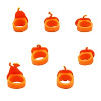 Cartoon Style Pumpkin Pvc Epoxy Kid's Rings 1 Piece main image 2