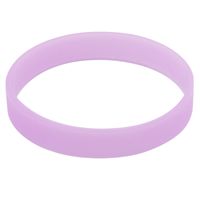 Fashion Solid Color Silica Gel Unisex Bangle 1 Piece sku image 18