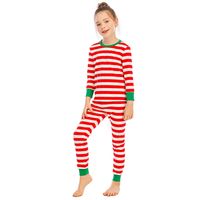 Christmas Fashion Stripe Polyester Underwear & Sleepwear main image 4