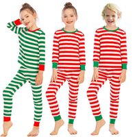 Christmas Fashion Stripe Polyester Underwear & Sleepwear main image 6