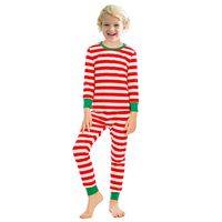 Christmas Fashion Stripe Polyester Underwear & Sleepwear main image 2