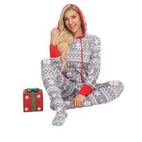 Cute Snowflake Deer Polyester Cotton Polyester Pants Sets Jumpsuits Family Matching Outfits main image 3