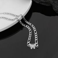 Fashion Butterfly Alloy Inlay Rhinestones Women's Necklace main image 3