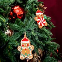 Weihnachten Süß Lebkuchen Pvc Gruppe Hängende Ornamente main image 1