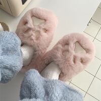 Women's Fashion Cat's Paw Round Toe Cotton Slippers main image 5
