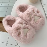 Women's Fashion Cat's Paw Round Toe Cotton Slippers sku image 4