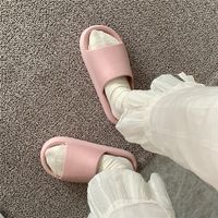 Unisex Basic Solid Color Slides Slippers main image 2