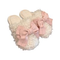Women's Fashion Butterfly Round Toe Cotton Slippers main image 3