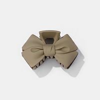 Sweet Solid Color Arylic Bowknot Hair Claws 1 Piece main image 10