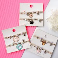 Cute Paw Print Alloy Women's Bracelets 1 Piece main image 3