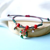 Fashion Santa Claus Snowman Alloy Women's Bracelets 1 Piece sku image 14