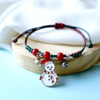 Fashion Santa Claus Snowman Alloy Women's Bracelets 1 Piece sku image 15
