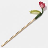 Simple Style Leaf Flower Arylic Copper Three-dimensional Hairpin 1 Piece main image 1