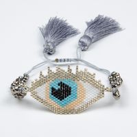 Miyuki Rice Beads Hand-woven Demon Eye Bracelet Personality Ethnic Style Jewelry sku image 41