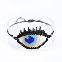 Miyuki Rice Beads Hand-woven Demon Eye Bracelet Personality Ethnic Style Jewelry sku image 35