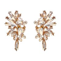 New Stud Earrings Color Diamond Earrings Fashion Jewelry Wholesale sku image 2