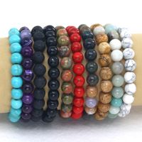 Vintage Style Geometric Natural Stone Bracelets Beaded 1 Piece main image 1