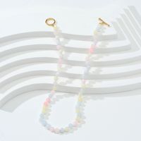 Mode Geometrisch Kupfer Halskette Perlen Kette Kupfer Halsketten sku image 1