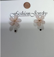 Nihaojewelry Korean Style Cute Opal Flower Earrings Wholesale Jewelry sku image 1