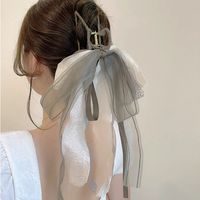 Fashion Bow Knot Lace Ribbon Hair Claws main image 2