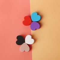 1 Piece Soft Clay Heart Shape Solid Color Basic main image 4