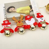 Christmas Santa Claus Snowman Deer Plastic Party Hanging Ornaments main image 5