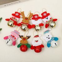 Christmas Santa Claus Snowman Deer Plastic Party Hanging Ornaments main image 1