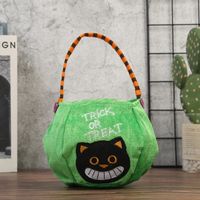 Halloween Pumpkin Cat Cloth Party Gift Wrapping Supplies sku image 2