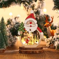 Christmas Santa Claus Snowman Wood Party Lightings main image 2