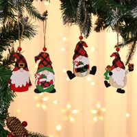 Christmas Doll Wood Party Hanging Ornaments main image 5