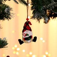 Christmas Doll Wood Party Hanging Ornaments sku image 3