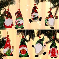 Christmas Doll Wood Party Hanging Ornaments main image 1