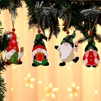 Christmas Doll Wood Party Hanging Ornaments main image 3