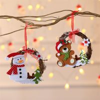 Christmas Santa Claus Snowman Cloth Party Hanging Ornaments main image 4