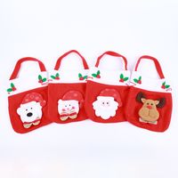 Christmas Santa Claus Snowman Cloth Party Gift Wrapping Supplies main image 5