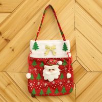 Christmas Santa Claus Snowman Cloth Party Gift Wrapping Supplies sku image 10