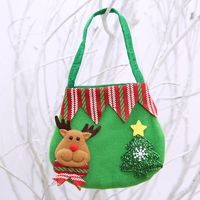 Christmas Santa Claus Snowman Cloth Party Gift Wrapping Supplies sku image 3