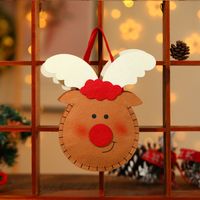 Christmas Santa Claus Snowman Cloth Party Gift Wrapping Supplies sku image 18
