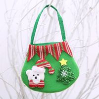 Christmas Santa Claus Snowman Cloth Party Gift Wrapping Supplies sku image 4