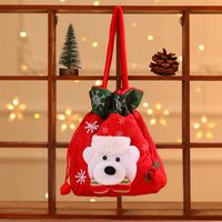 Christmas Santa Claus Snowman Cloth Party Gift Wrapping Supplies sku image 15